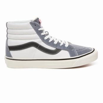 Damske Kotnikove Tenisky Vans Anaheim Factory Sk8-Hi 38 Dx Tmavo Siva/Biele VA06IHELY